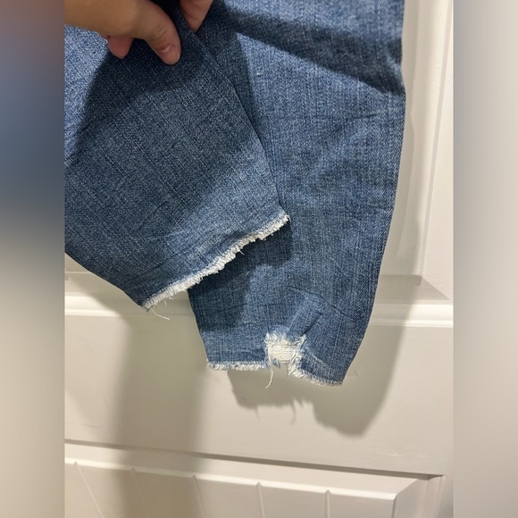 New NWT KanCan jeans distressed 13/30 high rise  ankle skinny - Picture 5 of 12